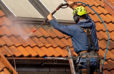 Démoussage et hydrofuge de toiture à Avilley